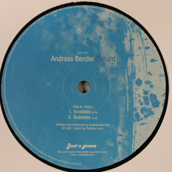 Andreas Bender - Delight | Just A Groove Records (JUST 104) - 2