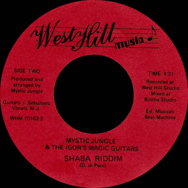 Mystic Jungle , The Igor's Magic Guitars - Rock The Disco / Shaba Riddim | West Hill Music (WHM 10183) - 2