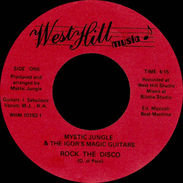 Mystic Jungle , The Igor's Magic Guitars - Rock The Disco / Shaba Riddim | West Hill Music (WHM 10183) - main