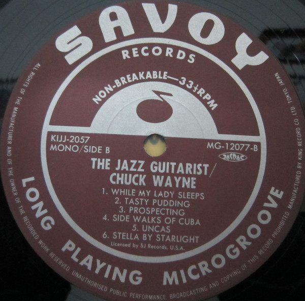 Chuck Wayne Featuring Zoot Sims , Brew Moore - The Jazz Guitarist | Savoy Records (KIJJ-2057) - 4 Chuck Wayne Featuring Zoot Sims , Brew Moore - The Jazz Guitarist | Savoy Records (KIJJ-2057) - 4
