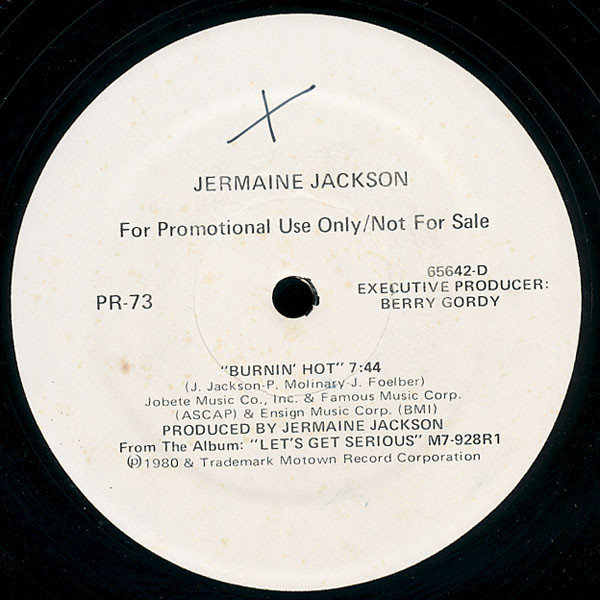 Jermaine Jackson - Burnin' Hot | Motown (PR-73) Jermaine Jackson - Burnin' Hot | Motown (PR-73)