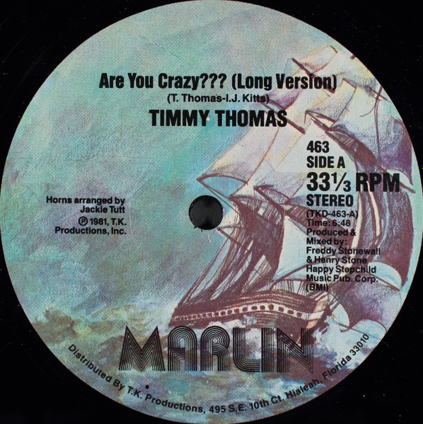 Timmy Thomas - Are You Crazy??? | Marlin (463) - main