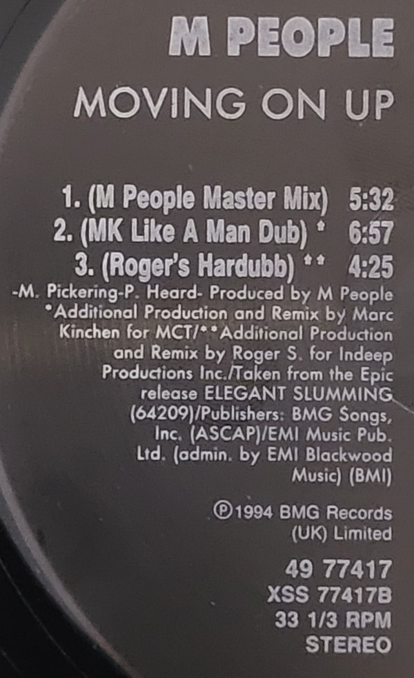M People - Moving On Up | Epic (49 77417) - 6