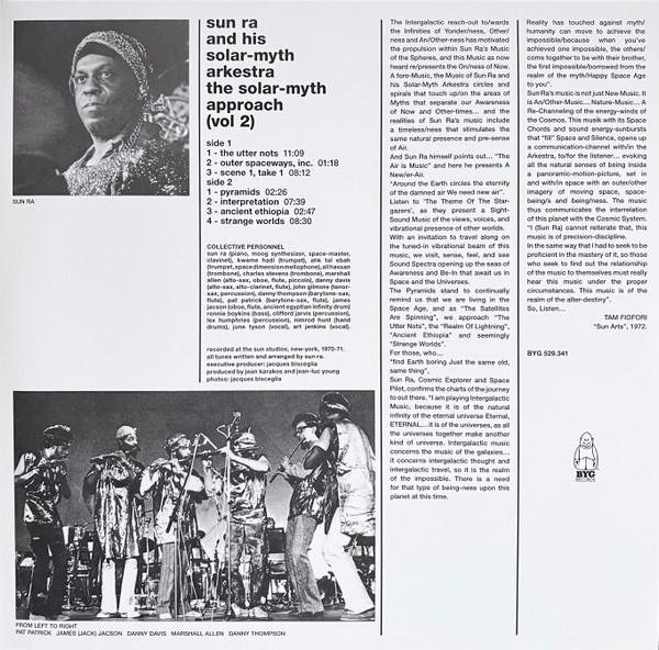 The Sun Ra Arkestra - The Solar-myth Approach (Vol 2) | BYG Records (529.341) - 2 The Sun Ra Arkestra - The Solar-myth Approach (Vol 2) | BYG Records (529.341) - 2