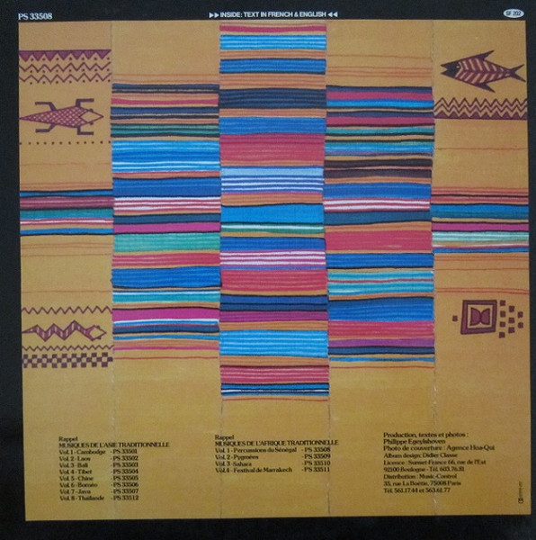 Various - Musiques De L'Afrique Traditionnelle Vol. 1 - Percussions Du Senegal | Playa Sound (PS 33508) - 2 Various - Musiques De L'Afrique Traditionnelle Vol. 1 - Percussions Du Senegal | Playa Sound (PS 33508) - 2