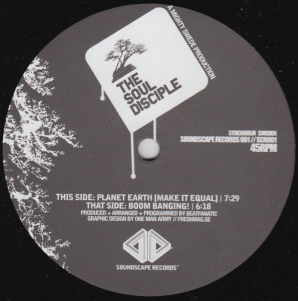 Beatfanatic - Planet Earth (Make It Equal) / Boom Banging | Soundscape Records (SCR001) - 2