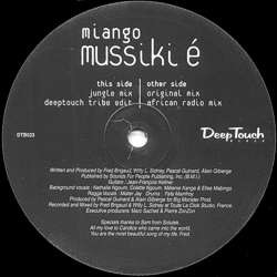 Miango - Mussiki é | Deep Touch Black (DTB 023)
