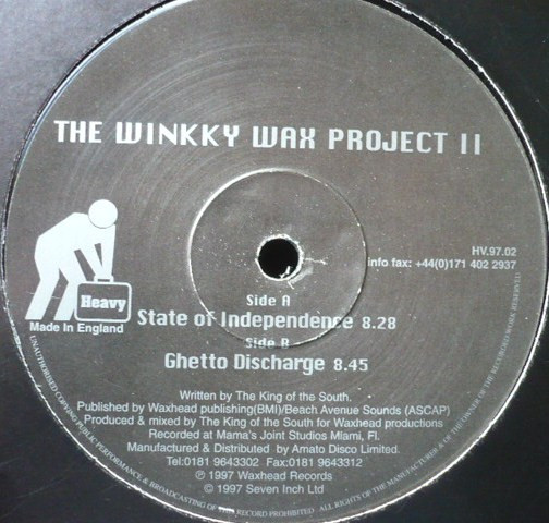 The King Of The South - The Winkky Wax Project II | Heavy Music (HV.97.02) - main