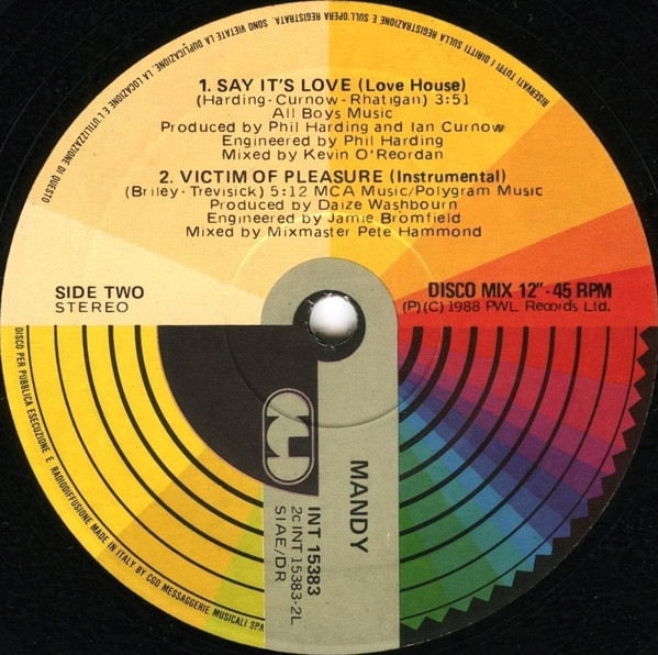 Mandy Smith - Victim Of Pleasure | CGD (INT 15383)