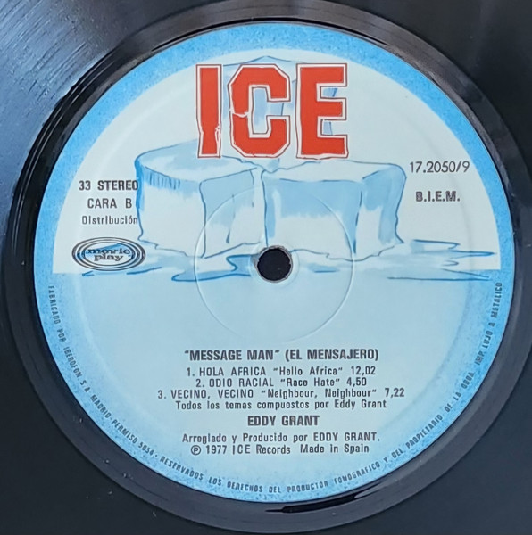 Eddy Grant - Message Man = El Mensajero | ICE (17.2050/9) - 4 Eddy Grant - Message Man = El Mensajero | ICE (17.2050/9) - 4
