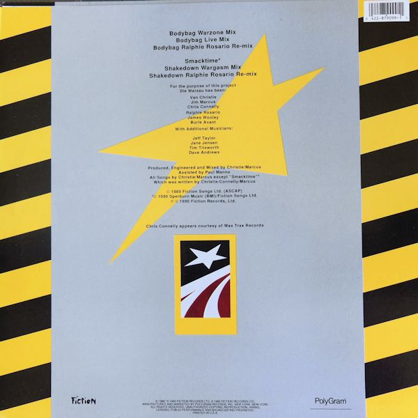 Die Warzau - Bodybag / Shakedown | Fiction Records (879 099-1) - 4