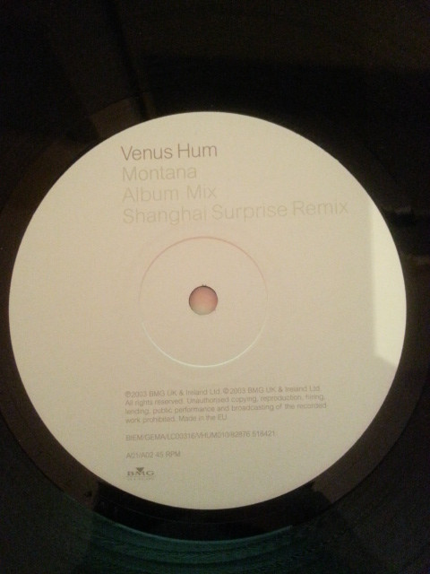 Venus Hum - Montana | BMG UK & Ireland (VHUM010)