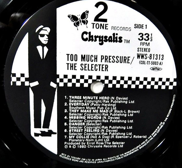 The Selecter - Too Much Pressure | Two-Tone Records (WWS-81313) - 3