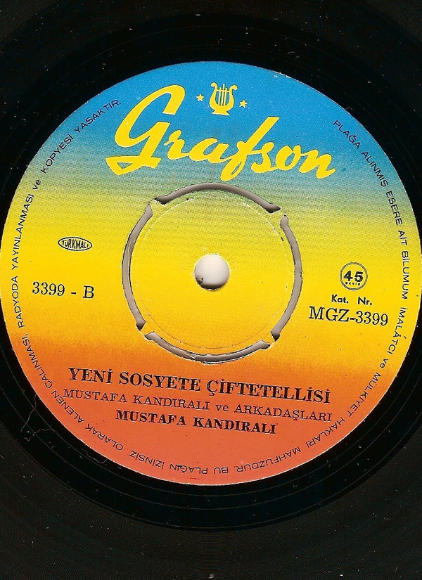 Mustafa Kandıralı - Kandıralı Oyun Havası / Yeni Sosyete Çiftetellisi | Grafson (MGZ-3399)