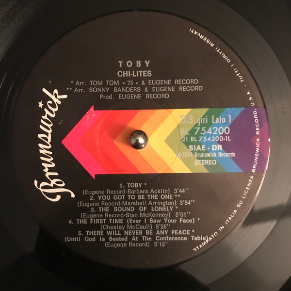 The Chi-Lites - Toby | Brunswick (BL 754200) - 3