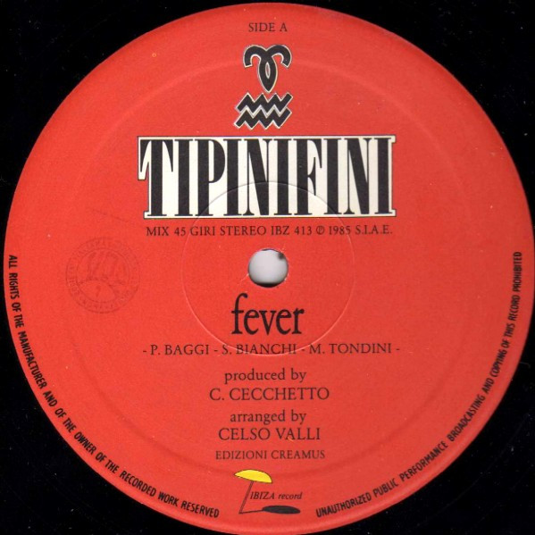 Tipinifini - Fever / Talk About | Ibiza Records (IBZ 413) - 3
