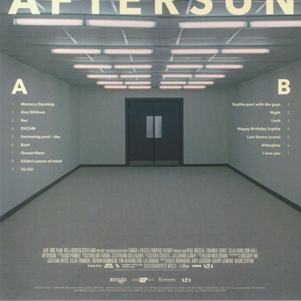 Oliver Coates - Aftersun (Original Motion Picture Soundtrack) | Lakeshore Records (LSINV303LP) - 2 Oliver Coates - Aftersun (Original Motion Picture Soundtrack) | Lakeshore Records (LSINV303LP) - 2