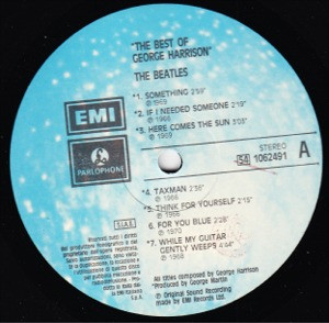 George Harrison - The Best Of George Harrison | Parlophone (54 1062491) - 3 George Harrison - The Best Of George Harrison | Parlophone (54 1062491) - 3