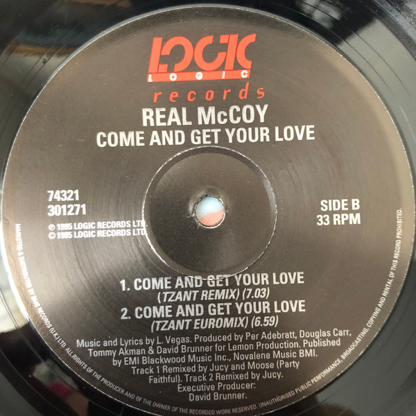 Real McCoy - Come And Get Your Love | Logic Records (74321 30127 1) - 4