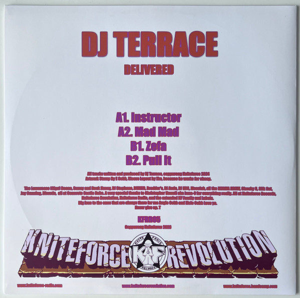 DJ Terrace - Delivered EP | Kniteforce Revolution Records (KFRR05) - 2