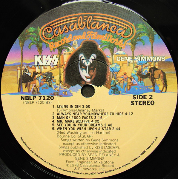 Kiss , Gene Simmons - Gene Simmons | Casablanca (NBLP 7120) - 3
