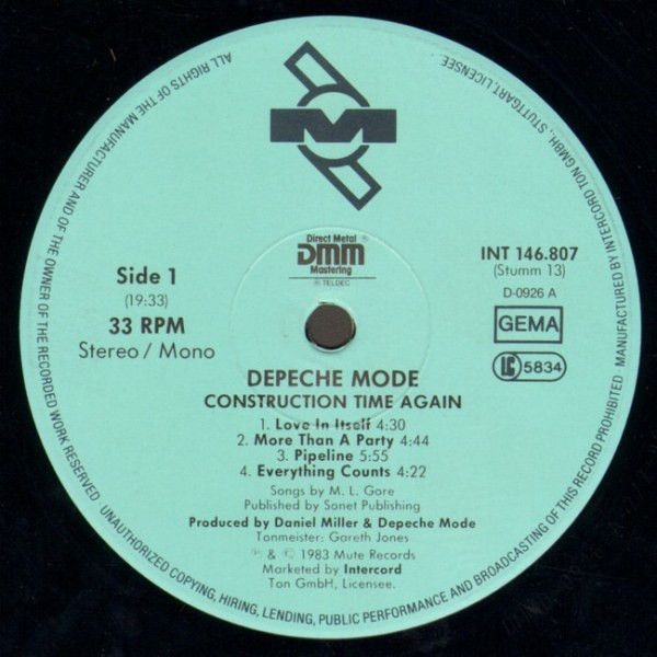 Depeche Mode - Construction Time Again | Mute (INT 146.807) - 3 Depeche Mode - Construction Time Again | Mute (INT 146.807) - 3