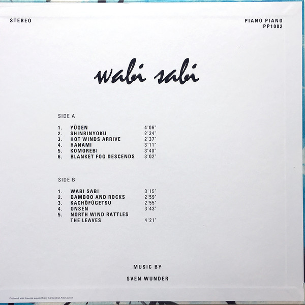 Sven Wunder - Wabi Sabi | Piano Piano (PP1002) - 2 Sven Wunder - Wabi Sabi | Piano Piano (PP1002) - 2