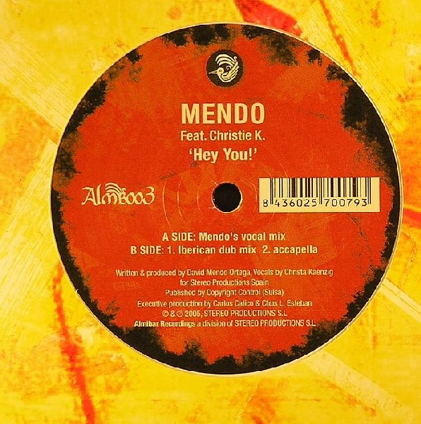 Mendo Feat. Christie K. - Hey You! | Almibar Recordings (ALMB 003) Mendo Feat. Christie K. - Hey You! | Almibar Recordings (ALMB 003)