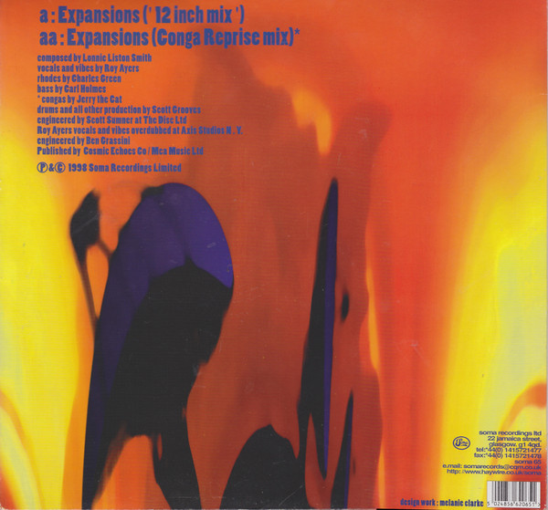 Scott Grooves Featuring Roy Ayers - Expansions | Soma Quality Recordings (SOMA 65) - 2