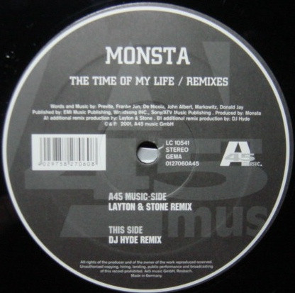 Monsta - The Time Of My Life (Remixes) | A45 Music (0127060A45) Monsta - The Time Of My Life (Remixes) | A45 Music (0127060A45)