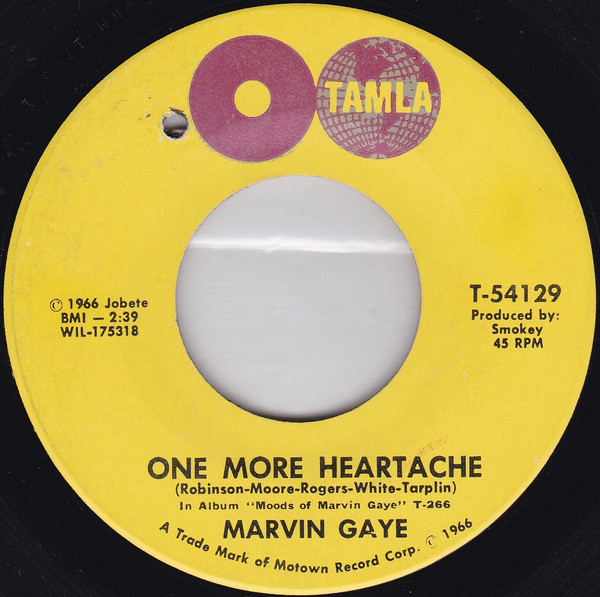 Marvin Gaye - One More Heartache | Tamla (T-54129) - main