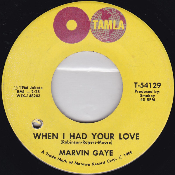 Marvin Gaye - One More Heartache | Tamla (T-54129) - 2