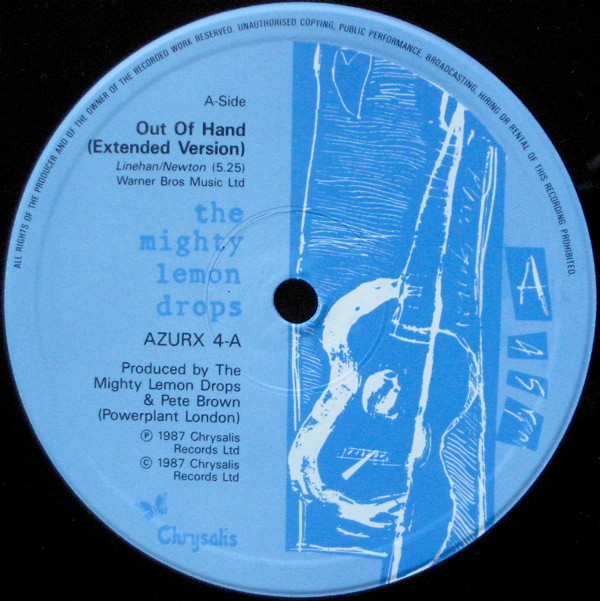 The Mighty Lemon Drops - Out Of Hand (Extended Version) | Blue Guitar (AZURX 4) - 3 The Mighty Lemon Drops - Out Of Hand (Extended Version) | Blue Guitar (AZURX 4) - 3