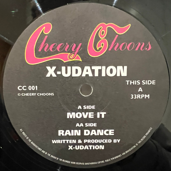 X-udation - Move It / Rain Dance | Cheery Choons (CC 001) - main