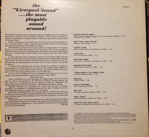 The Searchers - Hear! Hear! | Mercury (SR 60914) - 2