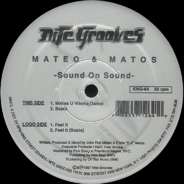 Mateo & Matos - Sound On Sound | Nite Grooves (KNG-64)