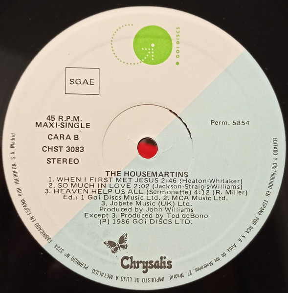 The Housemartins - Caravan Of Love | Chrysalis (CHST 3083) - 4
