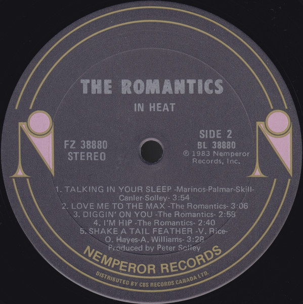 The Romantics - In Heat | Nemperor Records (FZ 38880) - 4