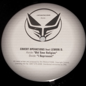 Covert Operations Feat Lemon D - Old Time Religion / I Represent | Dread Recordings (DREAD32) - 2