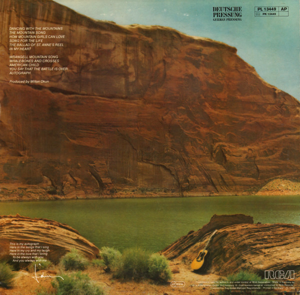 John Denver - Autograph | RCA Victor (PL 13449 AP) - 2