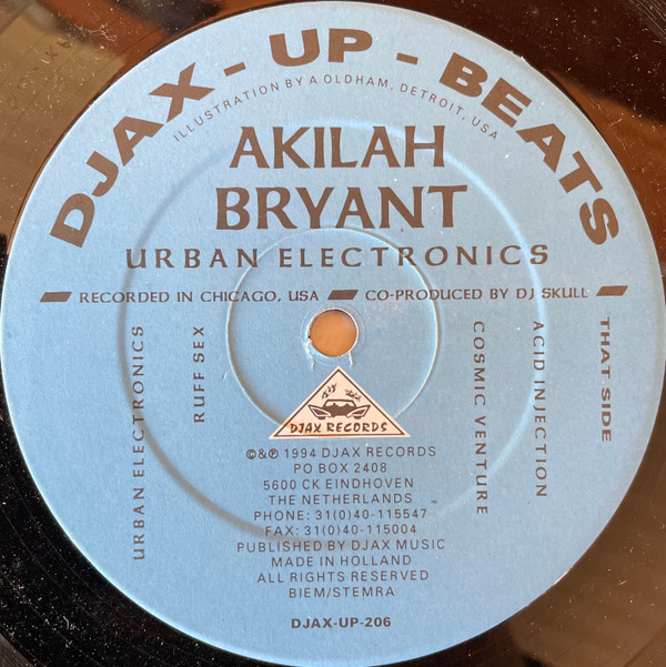 Akilah Bryant - Urban Electronics | Djax-Up-Beats (DJAX-UP-206)
