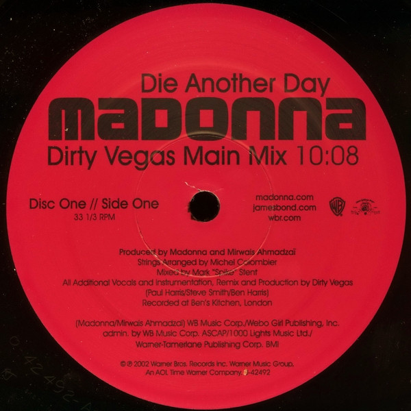 Madonna - Die Another Day | Warner Bros. Records (42492-0) - 3 Madonna - Die Another Day | Warner Bros. Records (42492-0) - 3