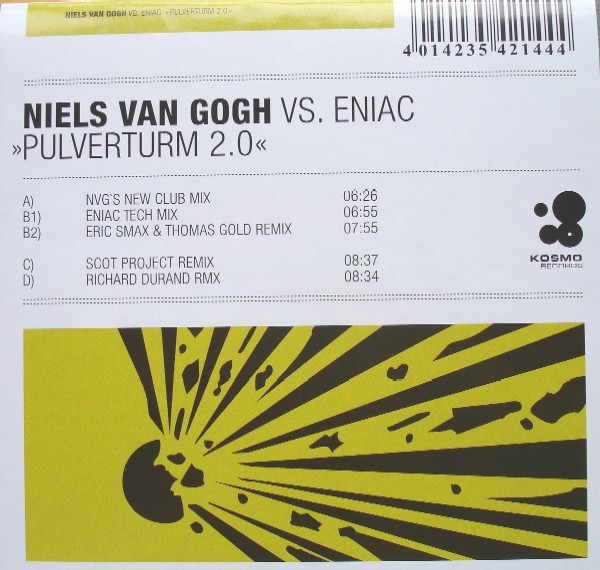 Niels Van Gogh vs. Eniac - Pulverturm 2.0 | Kosmo Records (KOS 2101) - 4