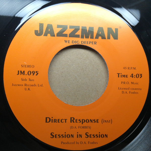 Charmaine Burnett / Session In Session - (Am I The) Same Girl / Direct Response | Jazzman (JM.095) - main