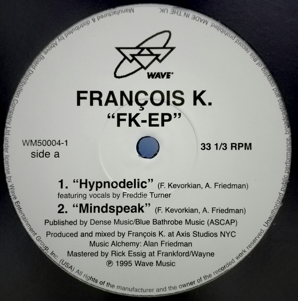 François Kevorkian - FK-EP | Wave Music (WM50004-1) - 3