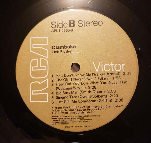 Elvis Presley - Clambake [Vinyl] | RCA Victor (APL1-2565) - 4