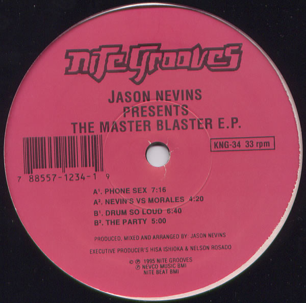Jason Nevins - The Master Blaster E.P. | Nite Grooves (KNG-34) Jason Nevins - The Master Blaster E.P. | Nite Grooves (KNG-34)