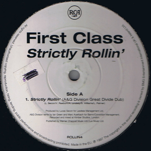 First Class - Strictly Rollin' | RCA (ROLLIN4) First Class - Strictly Rollin' | RCA (ROLLIN4)