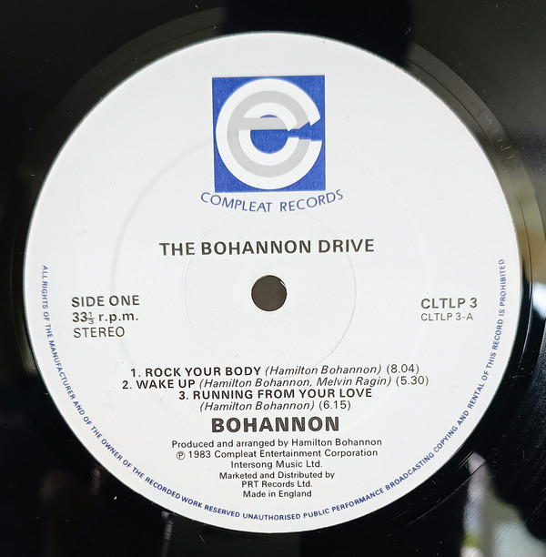 Hamilton Bohannon - The Bohannon Drive | Compleat Records (CLTLP 3)