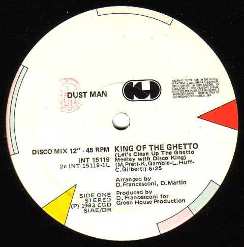 Dust Man - King Of The Ghetto | CGD (INT 15119) - 3